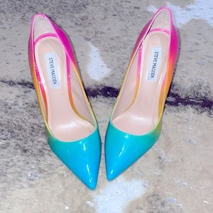 These Steve Madden stilettos are fashionably cute, colors are bright and fun!